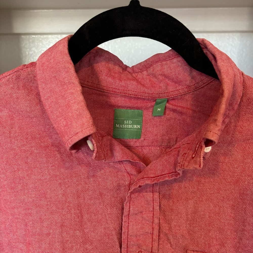 Sid Mashburn - cotton chambray shirt long sleeve button down